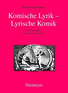 【预售】Komische Lyrik Lyrische Komik: Uber Verformungen