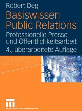 【预售】Basiswissen Public Relations: Professionelle Presse-