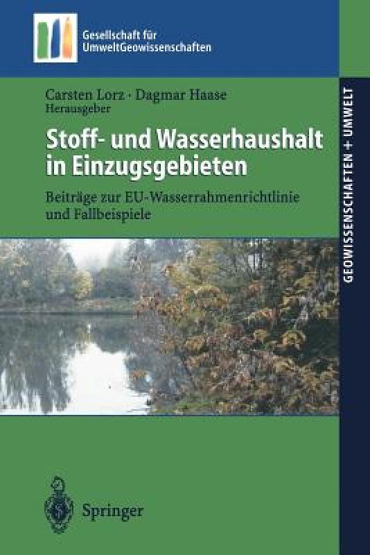 【预售】Stoff- Und Wasserhaushalt in Einzugsgebieten:-封面