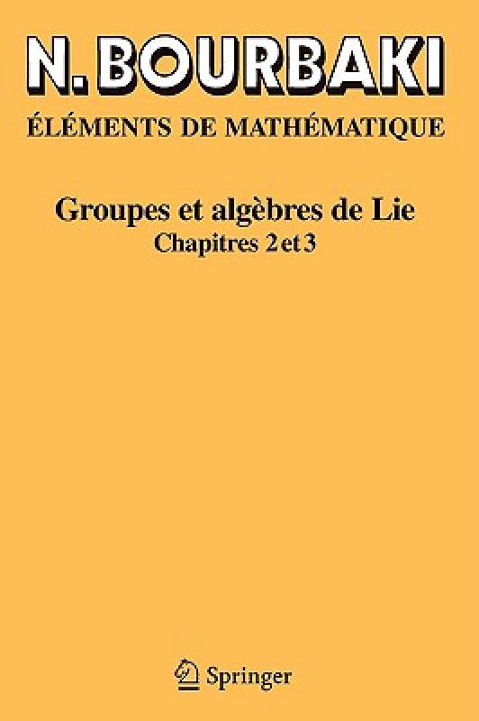 【预售】Groupes Et Alg Bres de Lie: Chapitres 4, 5 Et 6