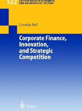 【预售】Corporate Finance, Innovation, and Strategic