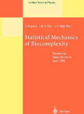【预售】Statistical Mechanics of Biocomplexity: Proceedings