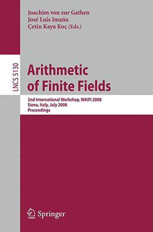 【预售】Arithmetic of Finite Fields: Second International