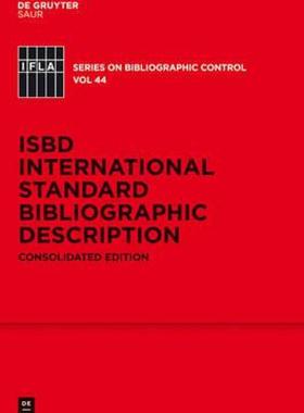 【预售】Isbd: International Standard Bibliographic