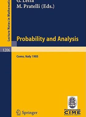 【预售】Probability and Analysis: Held at Varenna (Como);
