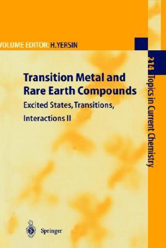 【预售】Transition Metal and Rare Earth Compounds: Excited