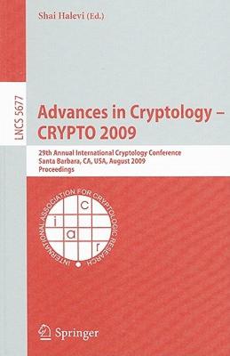 【预售】Advances in Cryptology - CRYPTO 2009: 29th Annual