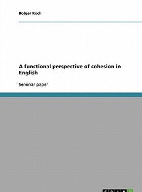 【预售】A Functional Perspective of Cohesion in English