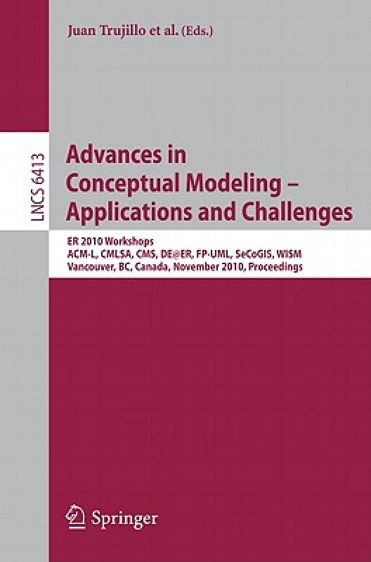 【预售】Advances in Conceptual Modeling - Applications and