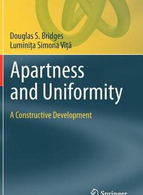 【预售】Apartness and Uniformity: A Constructive