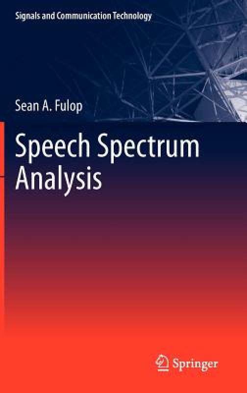 【预售】Speech Spectrum Analysis