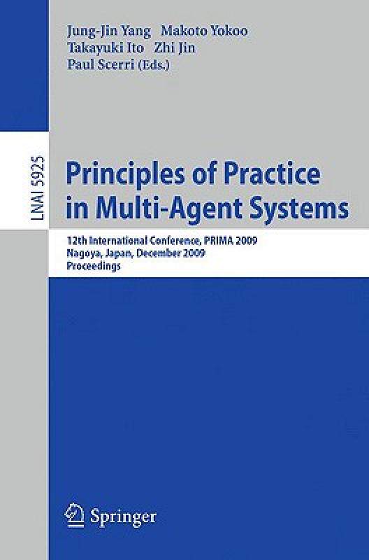 【预售】Principles of Practice in Multi-Agent Systems: 12th