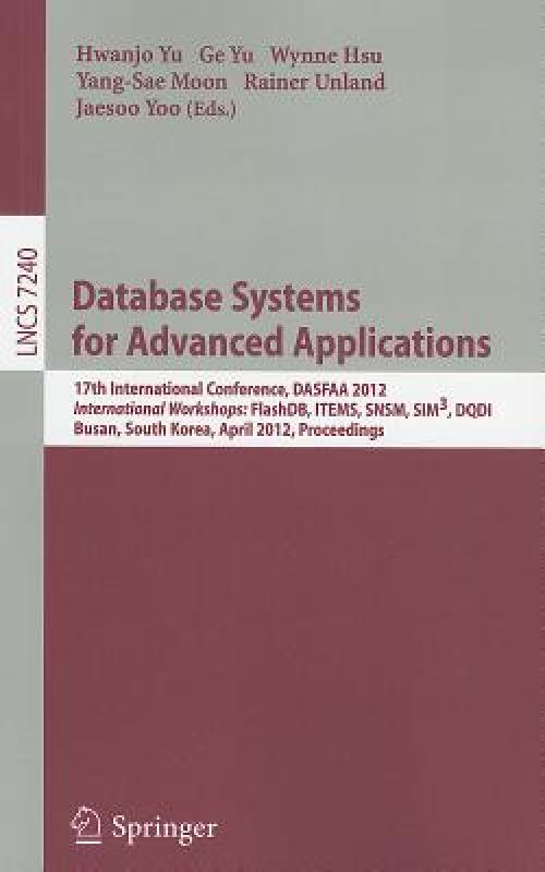 【预售】Database Systems for Advanced Applications: 17th