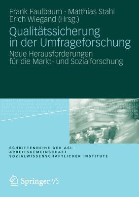 【预售】Qualitatssicherung in Der Umfrageforschung: Neue