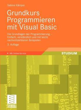 【预售】Grundkurs Programmieren Mit Visual Basic: Die