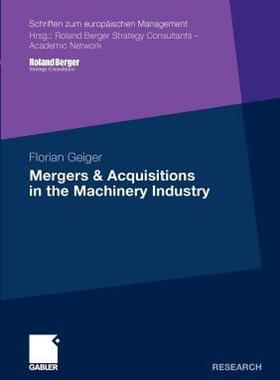【预售】Mergers & Acquisitions in the Machinery Industry