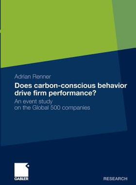 【预售】Does Carbon-Conscious Behavior Drive Firm