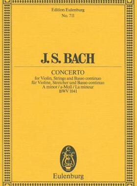 【预售】Violin Concerto No. 1, Bwv 1041: In a Minor