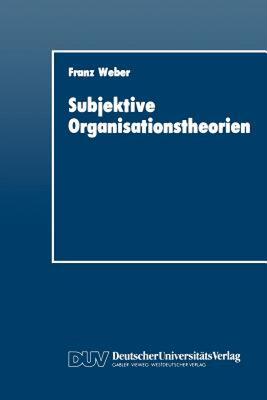 【预售】Subjektive Organisationstheorien