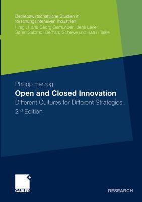 【预售】Open and Closed Innovation: Different Cultures for