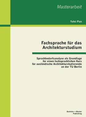 【预售】Fachsprache Fur Das Architekturstudium: