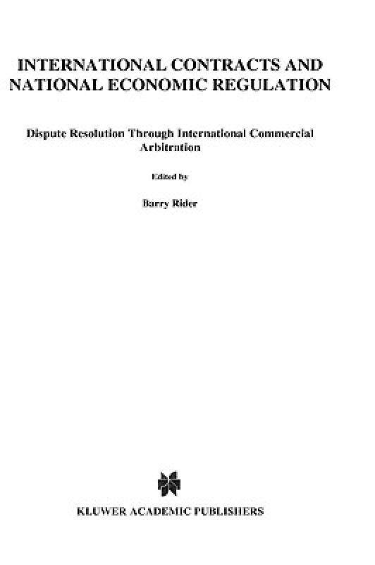 【预售】International Contracts and National Economic