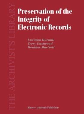 【预售】Preservation of the Integrity of Electronic Records