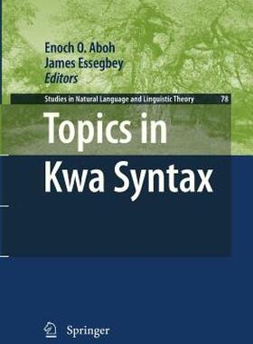 【预售】Topics in Kwa Syntax