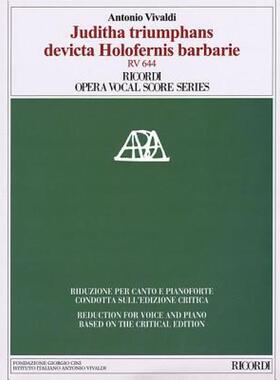 【预售】Juditha Triumphans Devicta Holofernis Barbarie, RV