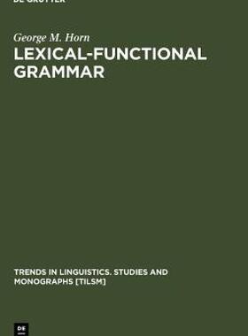 【预售】Lexical-Functional Grammar