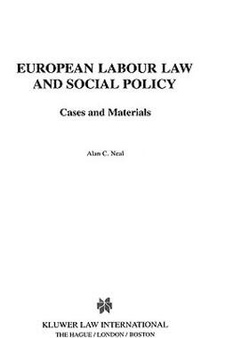 【预售】European Labour Law and Social Policy