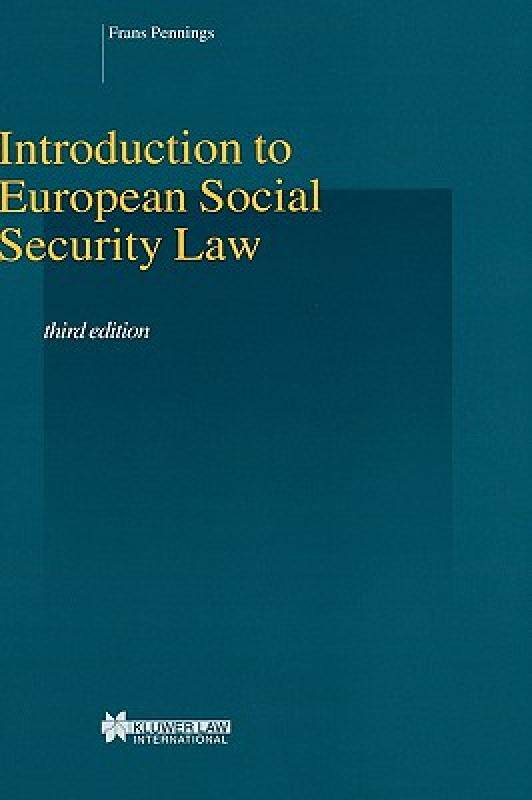 【预售】Introduction to European Social Security Law, 3rd