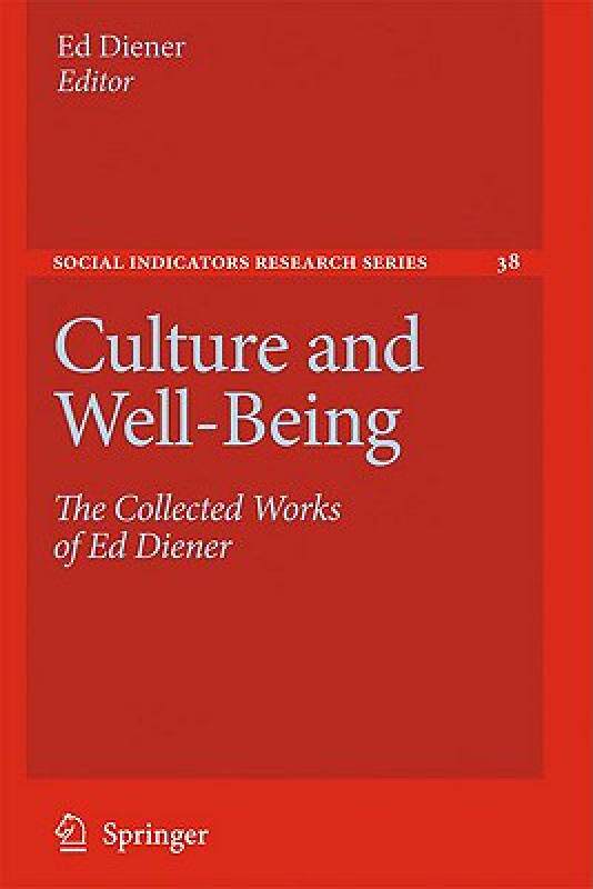 【预售】Culture and Well-Being: The Collected Works of Ed
