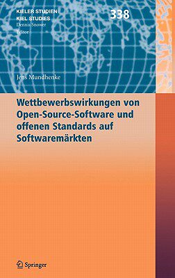 【预售】Wettbewerbswirkungen Von Open-Source-Software Und
