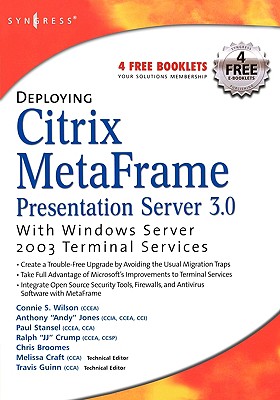 【预售】Deploying Citrix Metaframe Presentation Server 3.0: