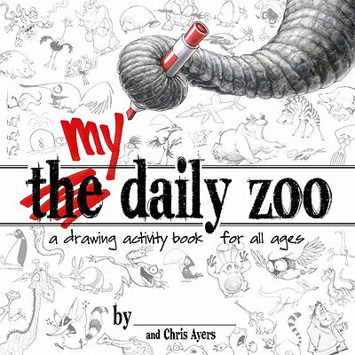 【预售】My Daily Zoo: A Drawing Activity Book for All Ages