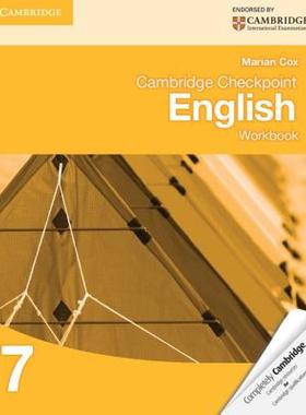 【预售】Cambridge Checkpoint English Workbook 7