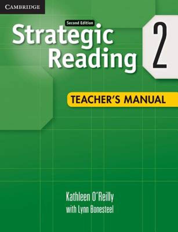 【预售】strategic reading level 2 teachers manual