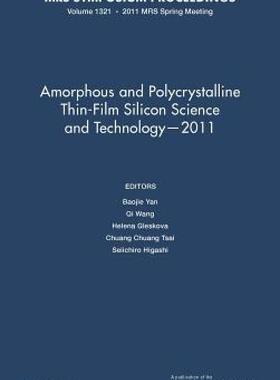 【预售】Amorphous and Polycrystalline Thin-Film Silicon