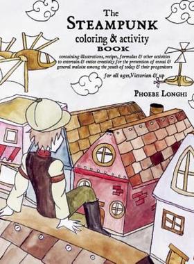 【预售】The Steampunk Coloring and Activity Book: Containing
