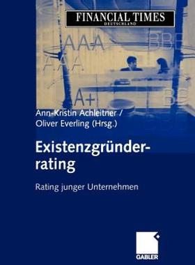 【预售】Existenzgrunderrating: Rating Junger Unternehmen