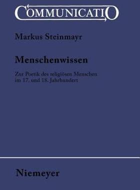 【预售】Menschenwissen: Zur Poetik Des Religiosen Menschen