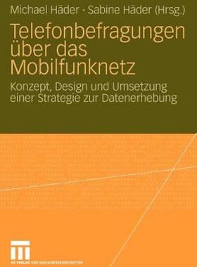 【预售】Telefonbefragungen Uber Das Mobilfunknetz: Konzept