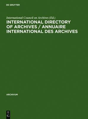 【预售】International Directory of Archives / Annuaire