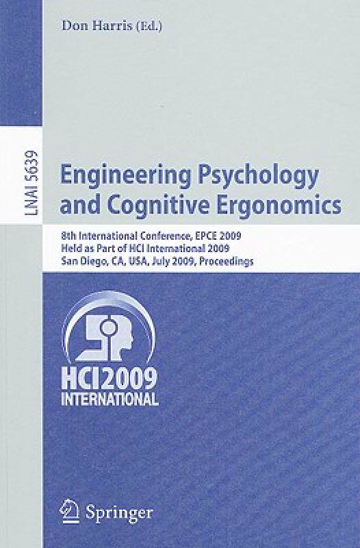 【预售】Engineering Psychology and Cognitive Ergonomics: 8th