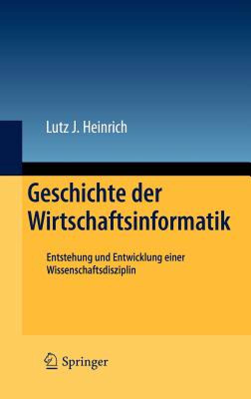 【预售】Geschichte Der Wirtschaftsinformatik: Entstehung Und