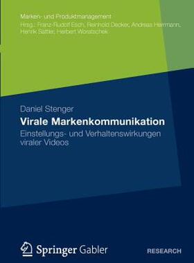【预售】Virale Markenkommunikation: Einstellungs- Und