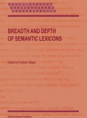 【预售】Breadth and Depth of Semantic Lexicons