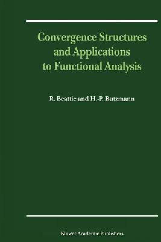 【预售】Convergence Structures and Applications to