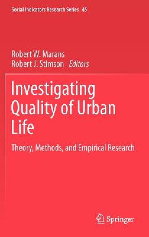 【预售】Investigating Quality of Urban Life: Theory